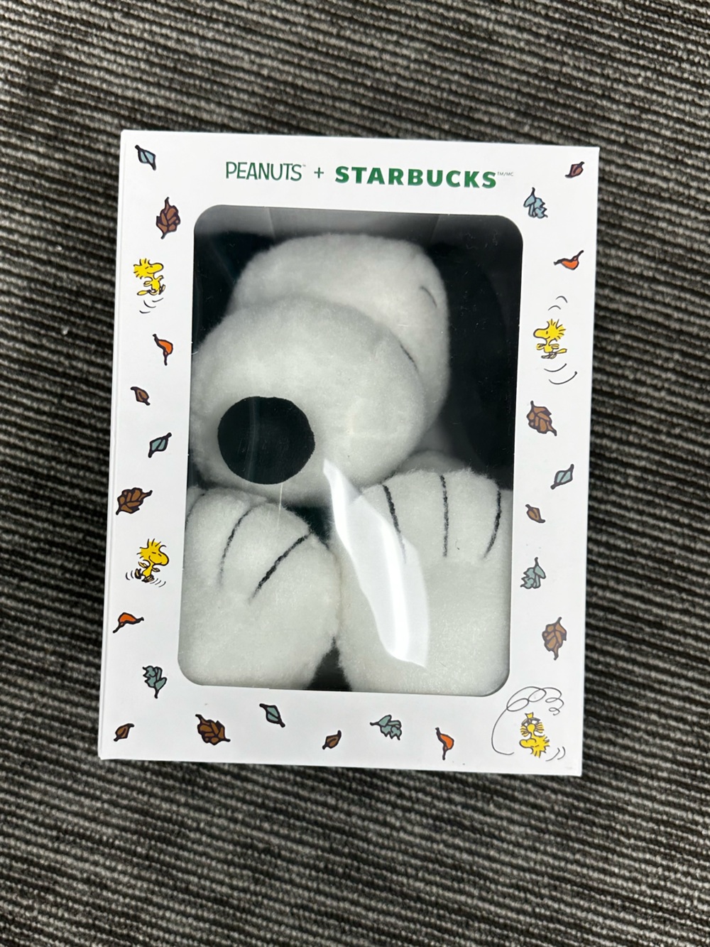 Starbucks Peanuts Snoopy White Plush Bird-Themed Collectible UNOPENED